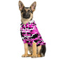 Dog Hoodie - Small to Large Dogs - Pink Camo - Premium Durable Fabric - Pets on Merch