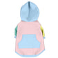 Dog Hoodie - Small to Large Dogs - Pastel Color Block - Premium Durable Fabric - Pets on Merch