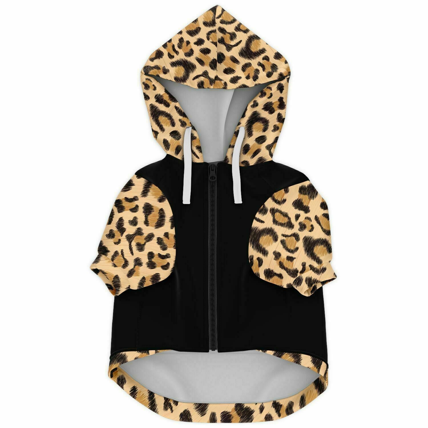 Cheetah print hotsell zip up hoodie