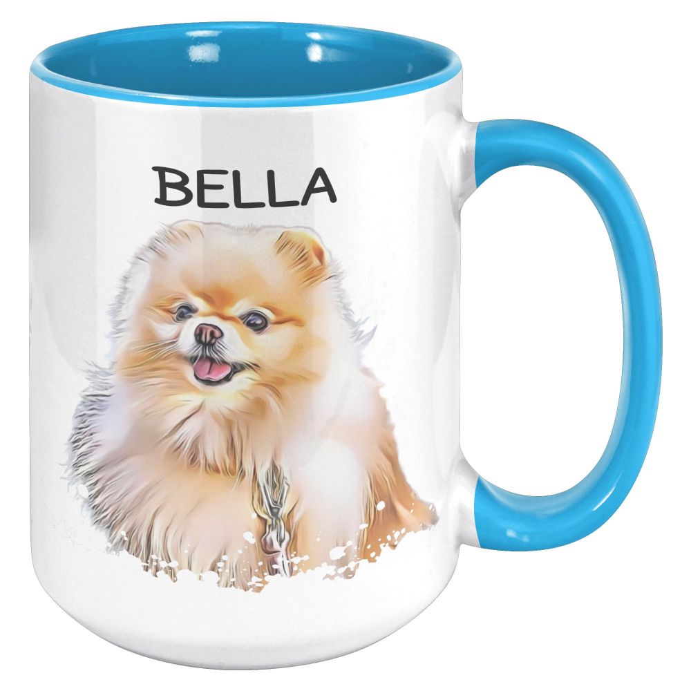 Personalized Pet Photo Mug 15oz - Pets on Merch