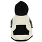 Dog Hoodie - Small to Large Dogs - Olive Cream ColorBlock - Premium Durable Fabric - Pets on Merch