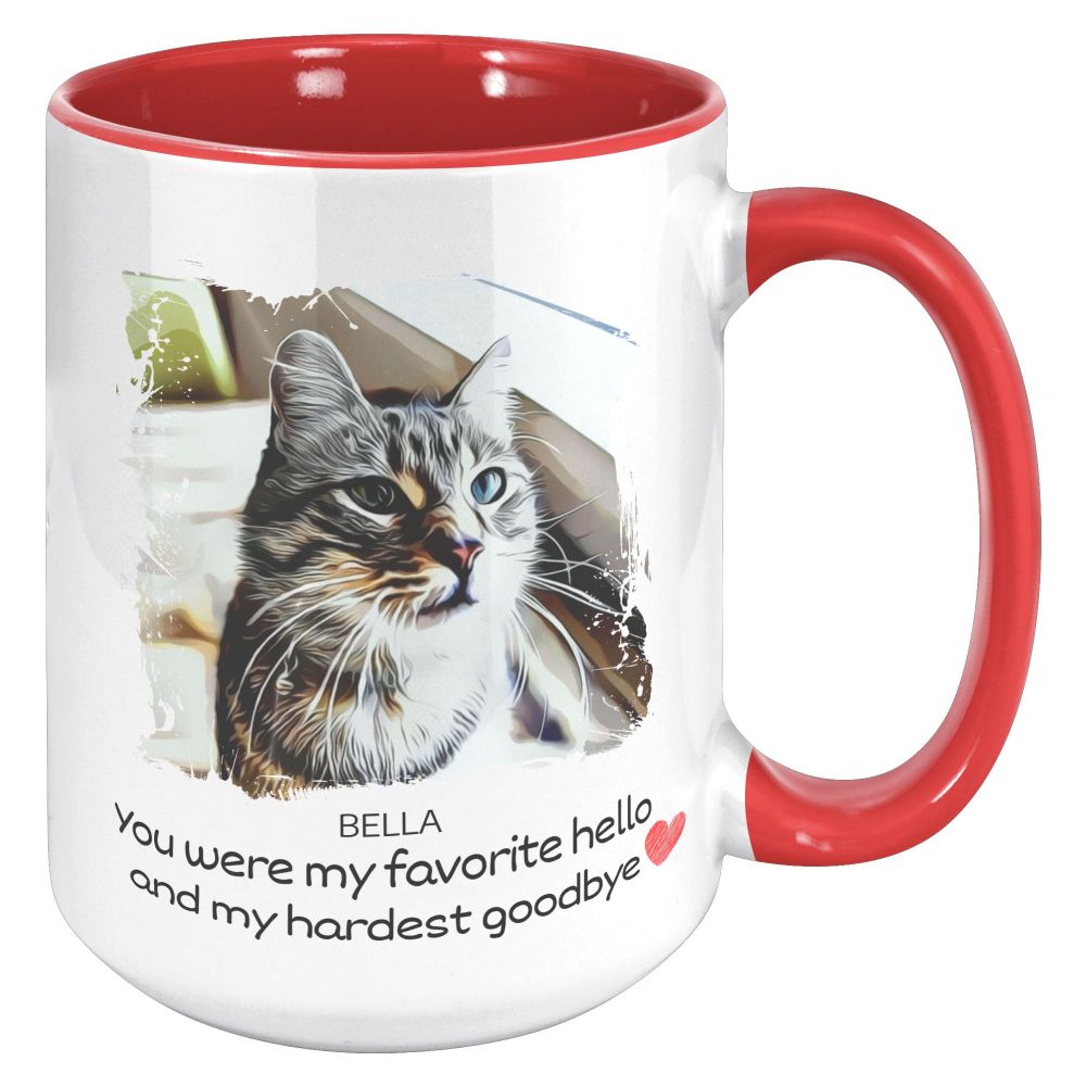 Pet Memorial Photo Mug 15oz - Pets on Merch