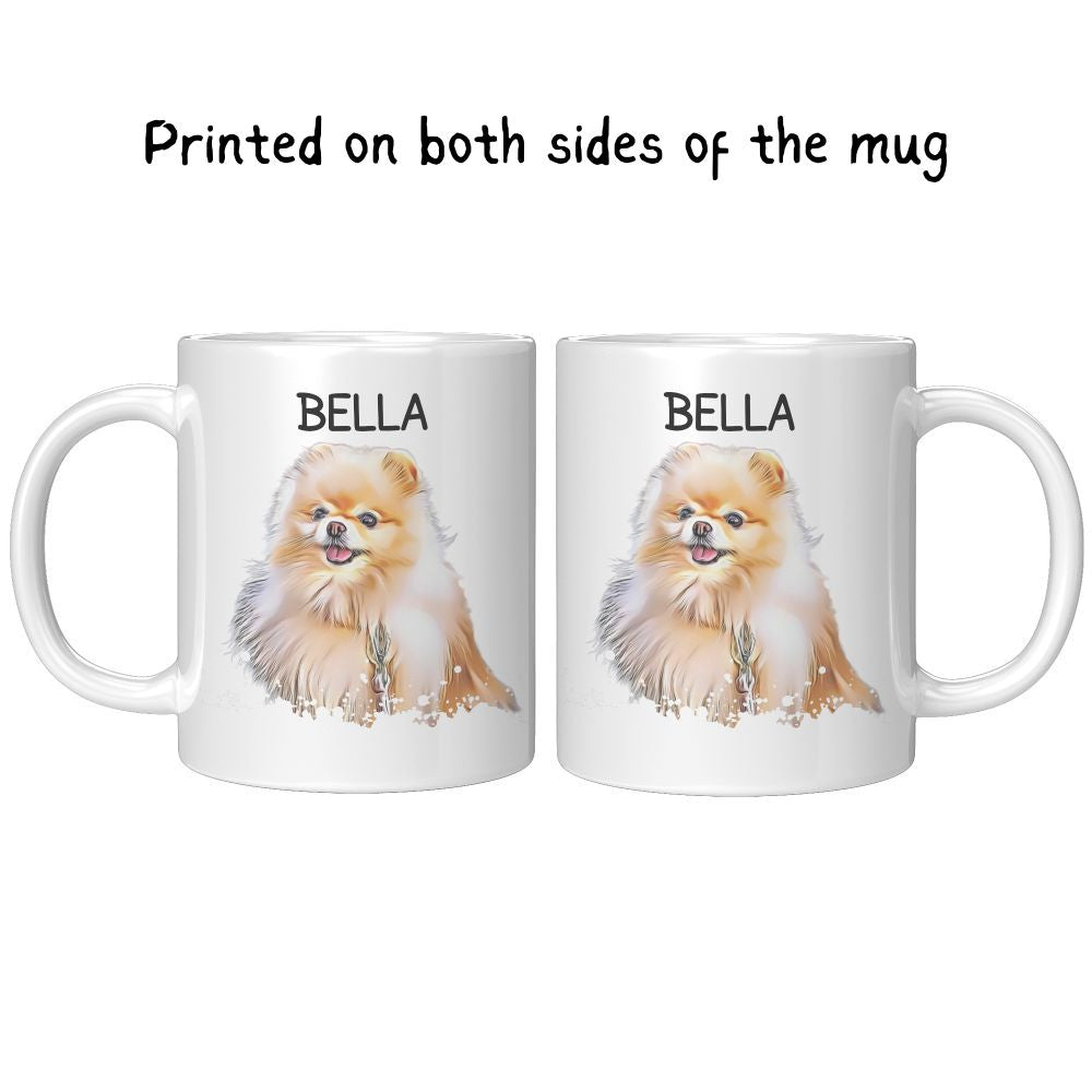 Custom Pet Portrait Photo Mug 11oz - Pets on Merch