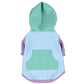 Dog Hoodie - Small to Large Dogs - Pastel Color Block 2- Premium Durable Fabric - Pets on Merch