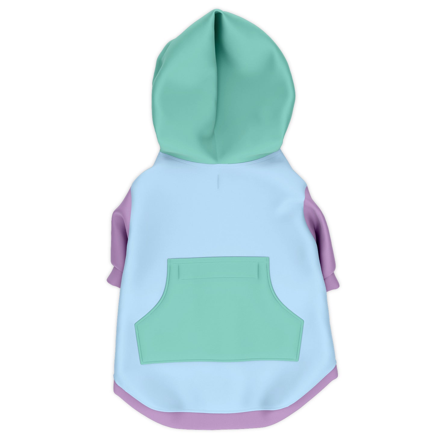 Dog Hoodie - Small to Large Dogs - Pastel Color Block 2- Premium Durable Fabric - Pets on Merch