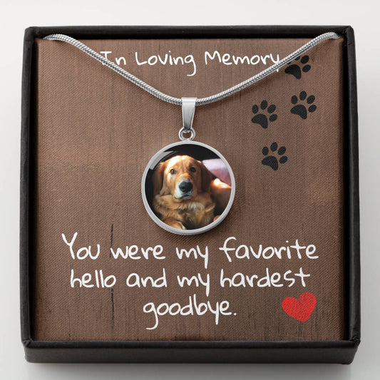 necklace, pet memorial necklace, dog memorial jewellery, cat memorial necklace, dog remembrance necklace, cat memorial jewelry, pet keepsake jewellery, pet loss jewellery, dog memorial necklace with picture, pet loss necklace, pet remembrance necklace, best pet memorial jewelry, pet memorial necklace with picture, custom pet memorial jewelry  You were my favorite hello and my hardest goodbye