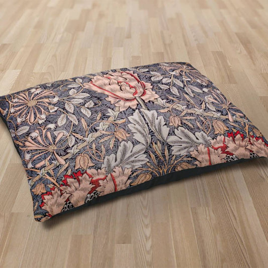 Premium Quality Dog Bed with Removable Washable Pillow Cover | Honeysuckle by William Morris. [FREE US SHIPPING] Dog Beds Pets on Merch 