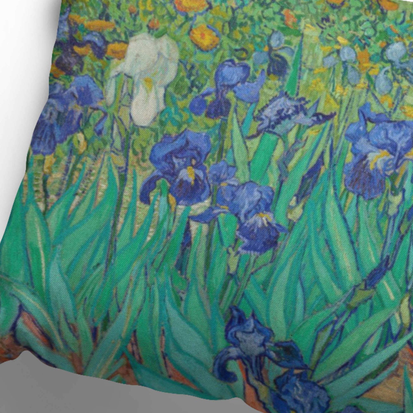 Premium Quality Dog Bed with Removable Washable Pillow Cover. | Irises by Vincent Van Gogh [FREE US SHIPPING] Dog Beds Pets on Merch 