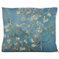 Premium Quality Pet Bed with Removable Washable Pillow Cover | Almond blossom by Vincent van Gogh. [FREE US SHIPPING] Dog Beds Pets on Merch Water Resistant 40x50 inch 