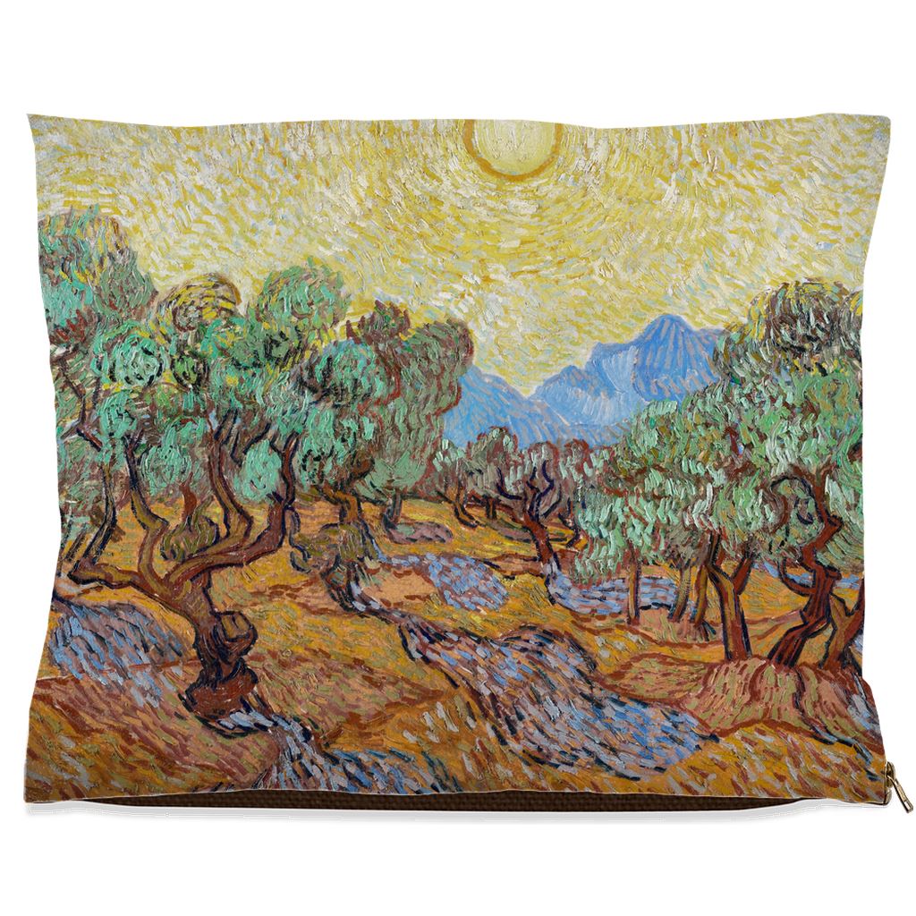 Pet dog cat Bed with Removable Washable Pillow Cover |  Vincent Van Gogh