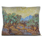 Premium Quality Pet Bed with Removable Washable Pillow Cover | Olive Trees by Vincent van Gogh. [FREE US SHIPPING] Dog Beds Pets on Merch Water Resistant 30x40 inch 