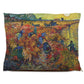 Premium Quality Pet Bed with Removable Washable Pillow Cover | The Red Vineyard by Vincent van Gogh. [FREE US SHIPPING] Dog Beds Pets on Merch Fleece 30x40 inch 