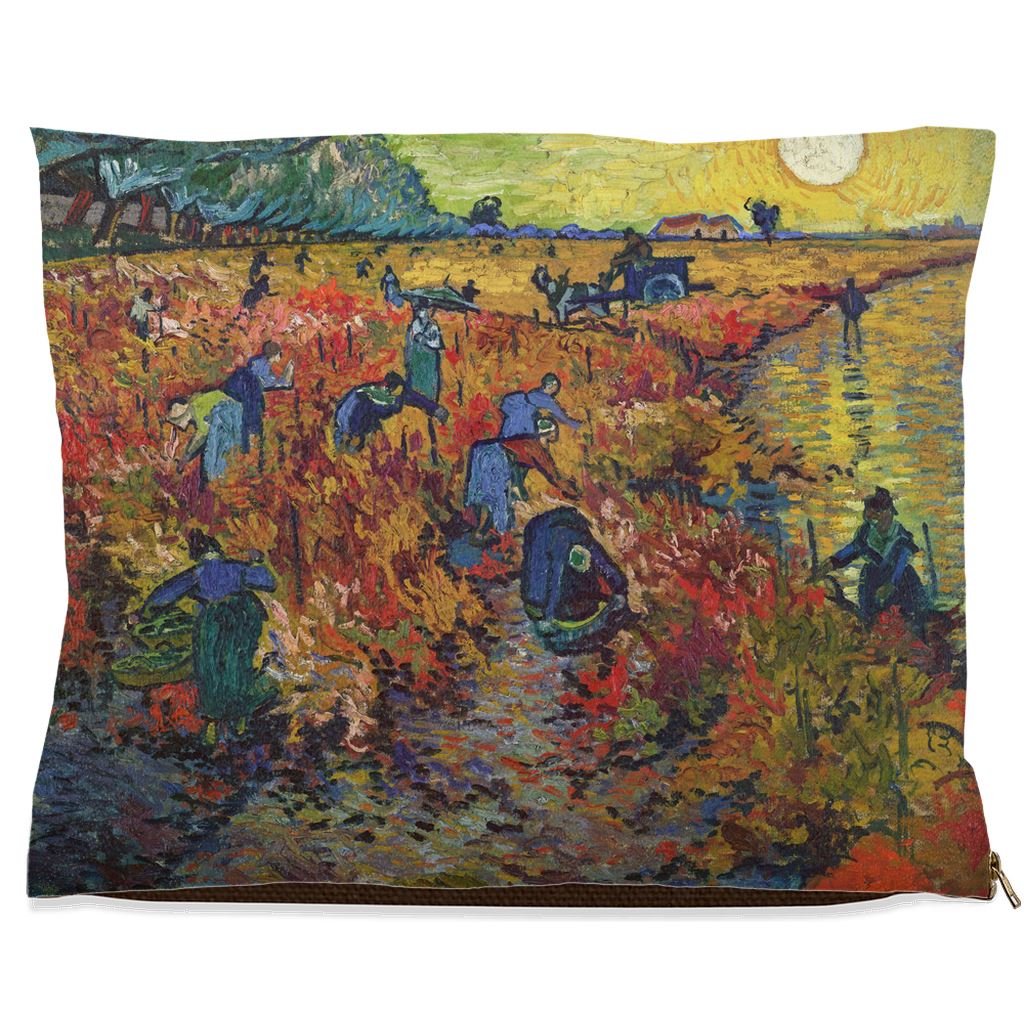 Pet dog cat Bed with Removable Washable Pillow Cover |  Vincent Van Gogh